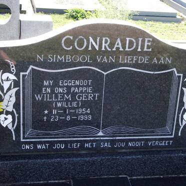 CONRADIE Willem Gert 1954-1999