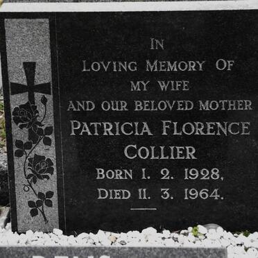 COLLIER Patricia Florence 1928-1964