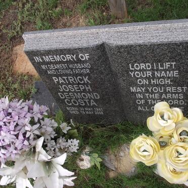 COSTA Patrick Joseph Desmond 1941-2008