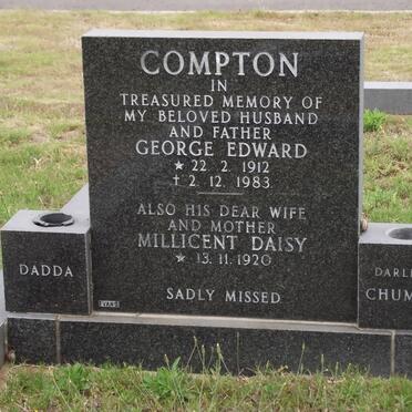 COMPTON George Edward 1912-1983 &amp; Millicent Daisy 1920-