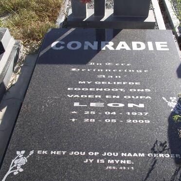 CONRADIE Leon 1937-2009
