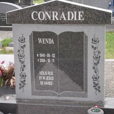 CONRADIE Wenda 1949-2004