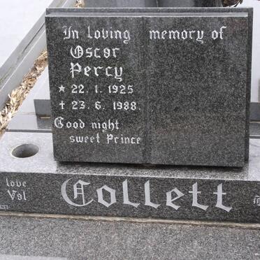 COLLETT Oscar Percy 1925-1988