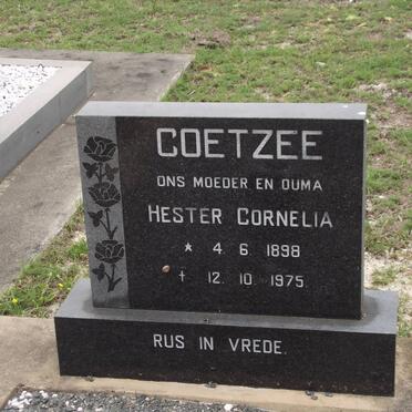 COETZEE Hester Cornelia 1898-1975
