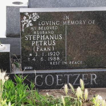 COETZER Stephanus Petrus 1920-1988