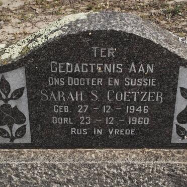 COETZER Sarah S. 1946-1960