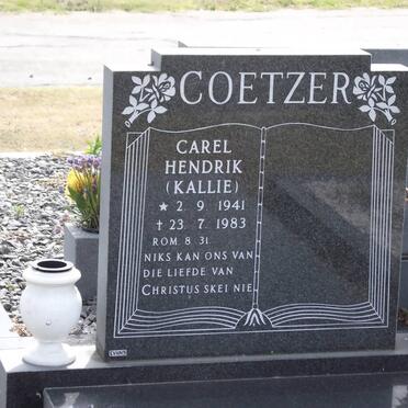 COETZER Carel Hendrik 1941-1983