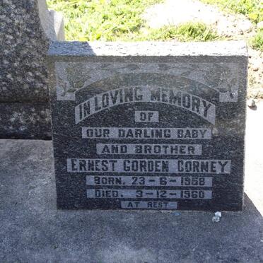 CORNEY Ernest Gorden 1958-1960