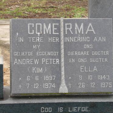 COMERMA Andrew Peter 1937-1974 :: STOLTZ Ella nee COMERMA 1943-1975