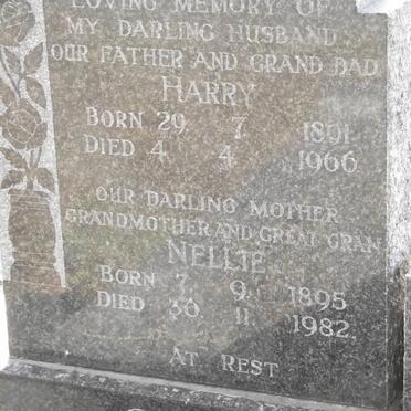COLLINS Harry 1891-1966 &amp; Nellie 1895-1982