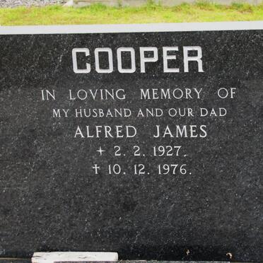 COOPER Alfred James 1927-1976