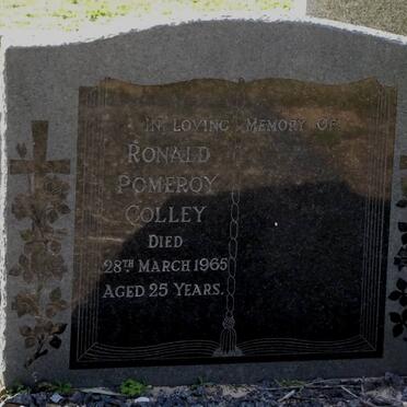 COLLEY Ronald Pomeroy -1965