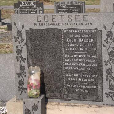 COETSEE Eben-Haezér 1928-1968