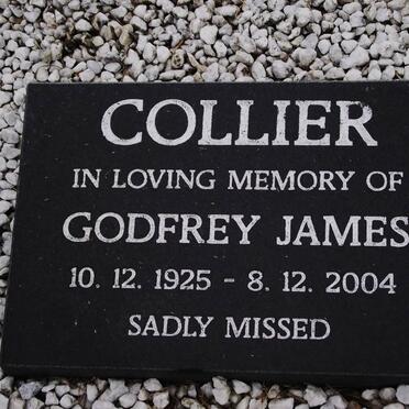 COLLIER Godfrey James 1925-2004
