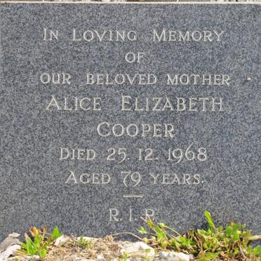 COOPER Alice Elizabeth -1968