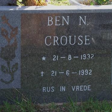 CROUSE Ben N. 1932-1992