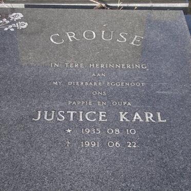 CROUSE Justice Karl 1935-1991