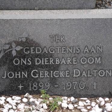 DALTON John Gericke 1899-1970