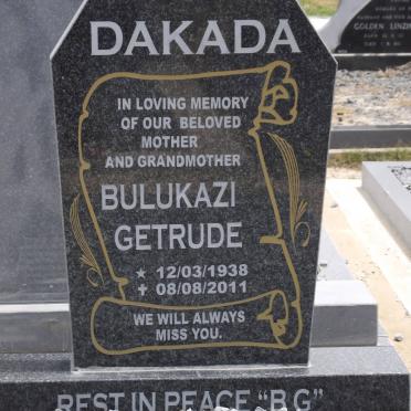 DAKADA Bulukazi Getrude 1938-2011