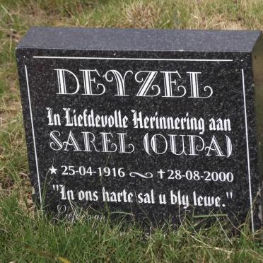 DEYZEL Sarel 1916-2000