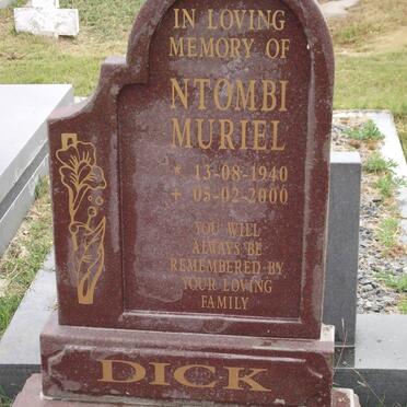 DICK Ntombi Muriel 1940-2000