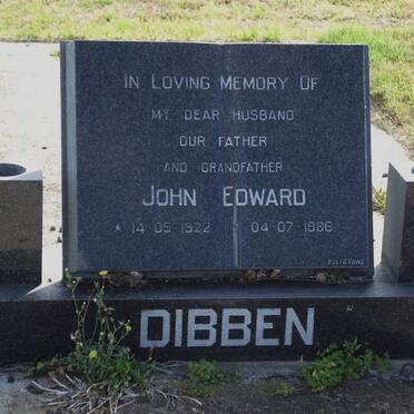 DIBBEN John Edward 1922-1986