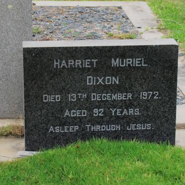 DIXON Harriet Muriel -1972