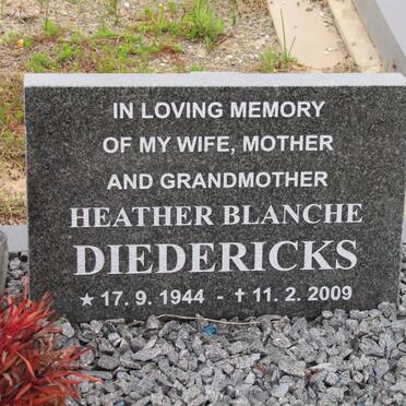 DIEDERICKS Heather Blanche 1944-2009