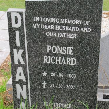 DIKANA Ponsie Richard 1963-2007