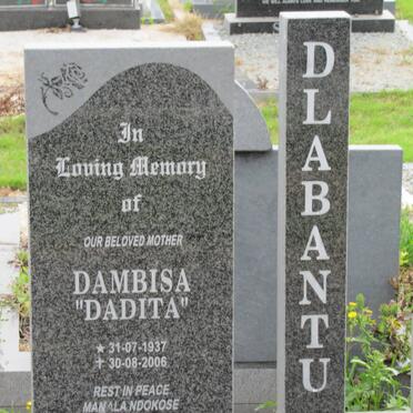 DLABANTU Dambisa 1937-2006