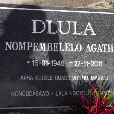 DLULA Nompembelelo Agatha 1946-2011