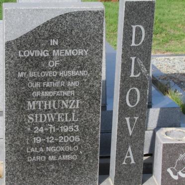 DLOVA Mthunzi Sidwell 1953-2006