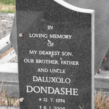 DONDASHE Daluxolo 1974-2008