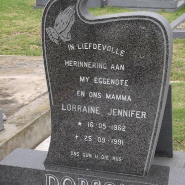 DOBSON Lorraine Jennifer 1962-1991