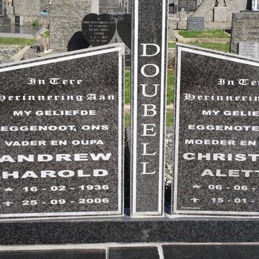 DOUBELL Andrew Harold 1936-2006 &amp; Christina Alletta 1938-2012
