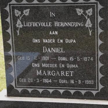 DONOGHUE Daniel 1901-1974 &amp; Margaret 1904-1993
