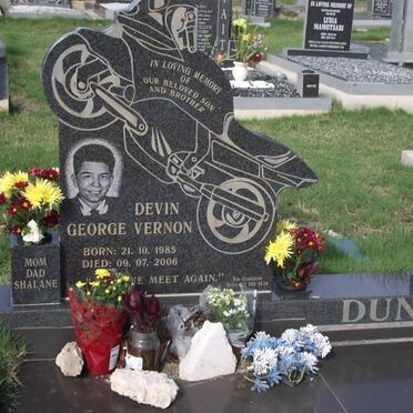 DUNN Devin George Vernon 1985-2006