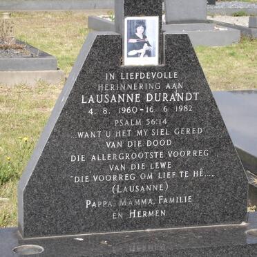 DURANDT Lausanne 1960-1982