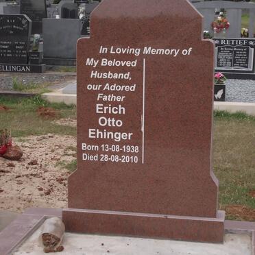 EHINGER Eric Otto 1938-2010