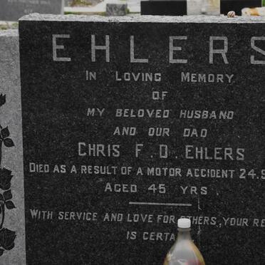 EHLERS Chris F.D. -1963