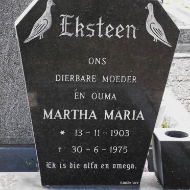 EKSTEEN Martha Maria 1903-1975