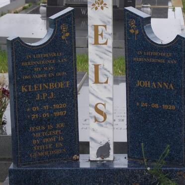 ELS J.P.J. 1920-1997 &amp; Johanna 1929-