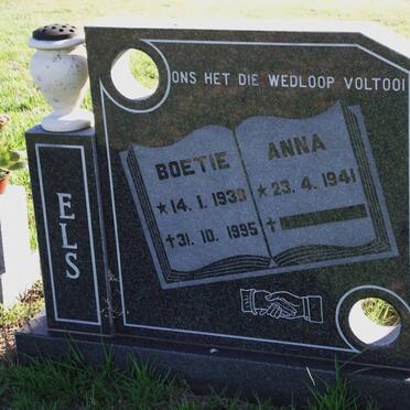 ELS Boetie 1939-1995 &amp; Anna 1941-