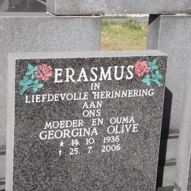 ERASMUS Georgina Olive 1936-2006