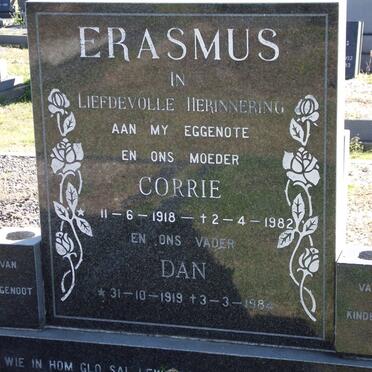 ERASMUS Corrie 1918-1982 &amp; Dan 1919-1984
