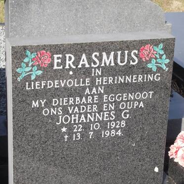 ERASMUS Johannes G. 1928-1984