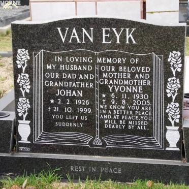 EYK Johan, van 1926-1999 &amp; Yvonne 1930-2005