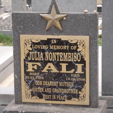 FALI Julia Nontembiso 1938-2008
