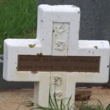 FAYINDLALA Zukiswa Elizabeth 1978-2000