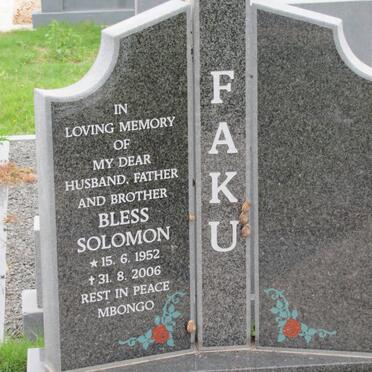 FAKU Bless Solomon 1952-2006